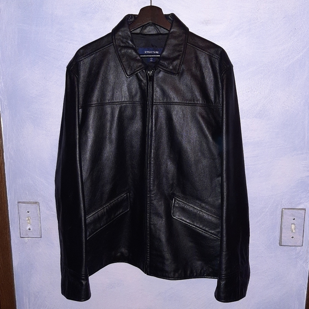 Leather jacket by Structure